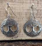 Ohrring 03 Lebensbaum - Silber