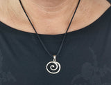 Anhänger 22 Spirale - Silber