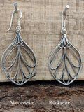 Ohrring 09 Blatt - Silber