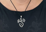 Anhänger 20 E Drache - Edelstahl