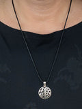 Lebensbaum 87 mit Schlangenkette - Silber