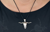 Stier 36 mit Schlangenkette - Silber