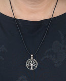 Lebensbaum 249 mit Schlangenkette - Silber