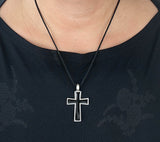 Anhänger 23 Kreuz - Zinn