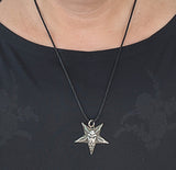 Anhänger 55 Pentagramm - Silber