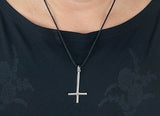 Kreuz 62 mit Schlangenkette - Silber