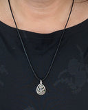 Lebensbaum 101 mit Schlangenkette - Silber