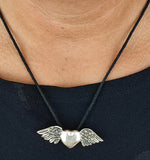 Herz 338 mit Schlangenkette - Silber