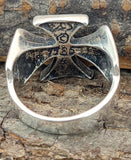 Ring Eisernes Kreuz, Gr. 54-74 (kr16) - Silber