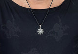 Wotansknoten 284 mit Schlangenkette - Silber