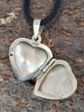 Anhänger 186 Herz Medaillon - Silber