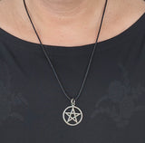 Anhänger 49 Pentagramm - Silber
