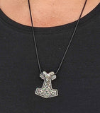 Thorshammer 391 mit Königskette - Silber