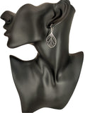 Ohrring 09 Blatt - Silber