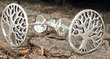 Ohrstecker 25 Lebensbaum - Silber