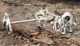 Ohrstecker 52 Elefant - Silber