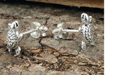Ohrstecker 54 Schildkröte - Silber