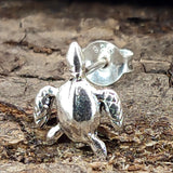 Ohrstecker 50 Schildkröte - Silber