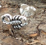 Ohrstecker 34 Skorpion - Silber