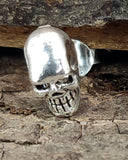 Ohrstecker 47 Totenkopf - Silber