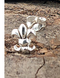 Ohrstecker 43 Fleur-de-Lys - Silber