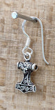 Ohrring 05 Thorshammer - Silber