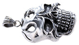 Totenkopf 94 mit Königskette - Edelstahl
