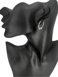 Bali Creole Unisex-Ohrringe aus 925 Silber, Detailansicht