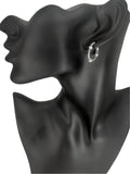 Bali Creole Unisex-Ohrringe aus 925 Silber, Detailansicht