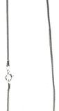 Blume des Lebens 96 mit Schlangenkette - Silber