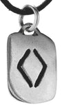 Anhänger 313 Ingwaz - Silber