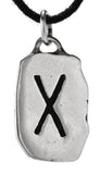 Rune Gebo 304 mit Schlangenkette - Silber