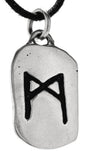 Anhänger 312 Mannaz - Silber