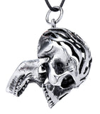 Totenkopf 92 mit Königskette - Edelstahl