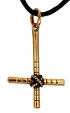 Anhänger 24 Kreuz - Bronze