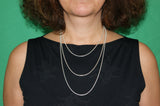 Thorshammer 150 mit Schlangenkette - Silber