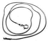 Silberne Schlangenkette aus 925 Sterling Silber – Unisex Halskette
