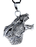 Wolfskopf 30 C mit Königskette - Edelstahl