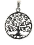 Lebensbaum 248 mit Schlangenkette - Silber