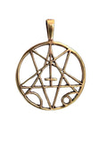 Anhänger 26 Pentagramm - Bronze