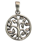 Lebensbaum 84 mit Schlangenkette - Silber