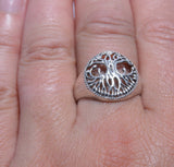 Ring Lebensbaum, Gr. 48-66 (lb3) - Silber