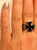 Ring Eisernes Kreuz, Gr. 54-74 (kr16) - Silber