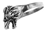 Ring Wolfskopf, Gr. 54-74 - Silber